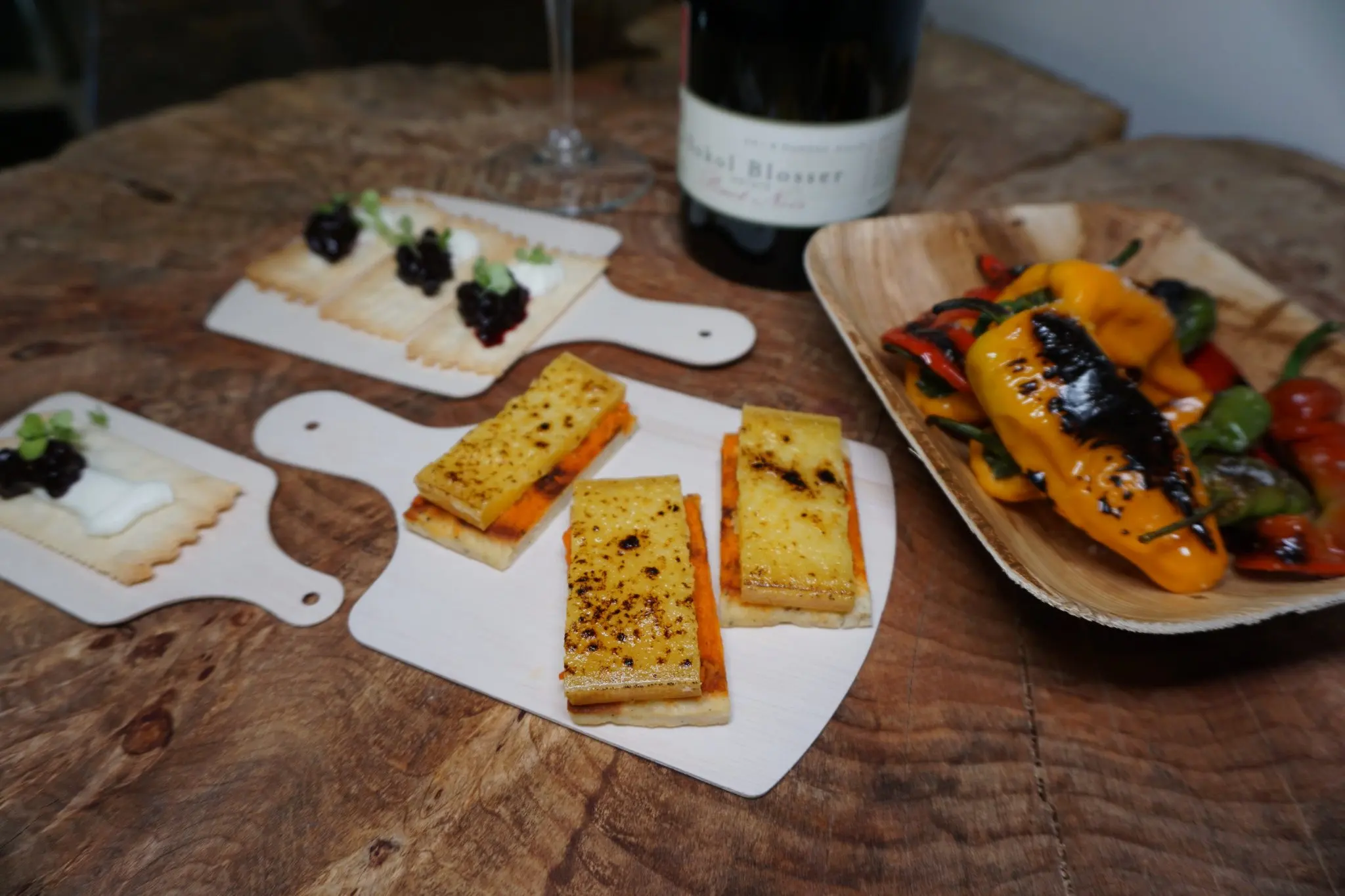 Disposable Poplar Wood Rectangle Single Use Cheese Board