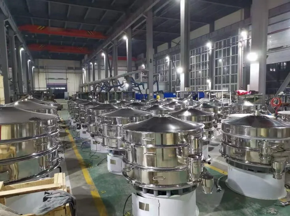 Fine Mesh Starch Flour Vibratory Screening Sieve Machine