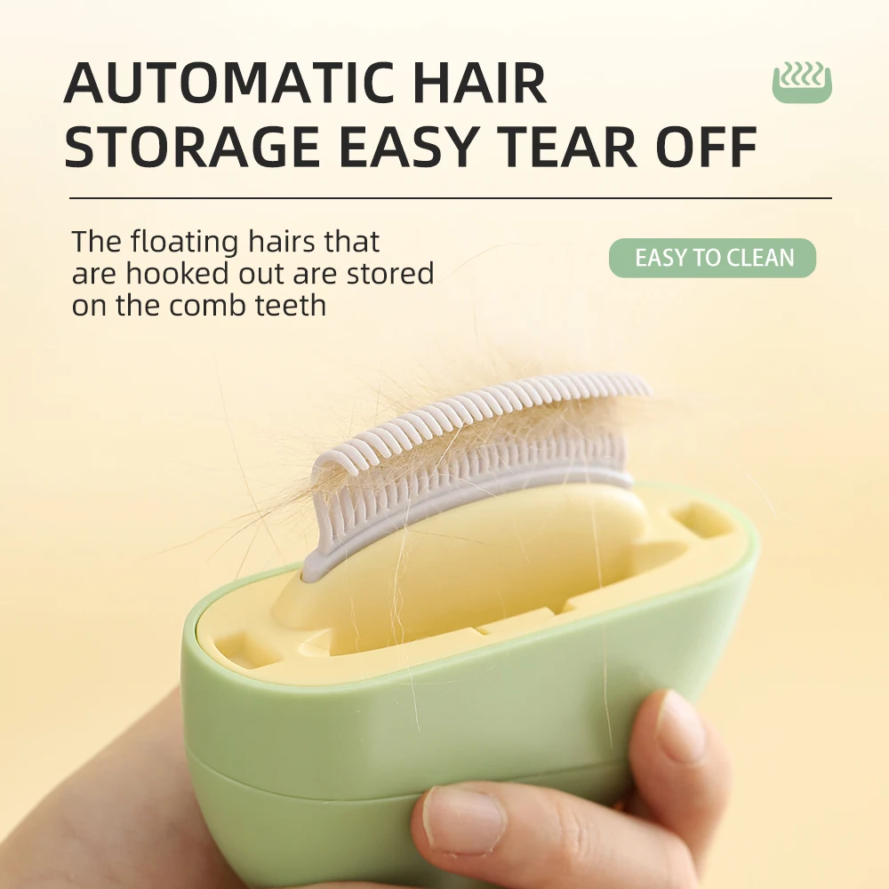 3 In1 Multifunction Portable Cobblestone Opening Knots Massage Dog Cat Pet Grooming Comb