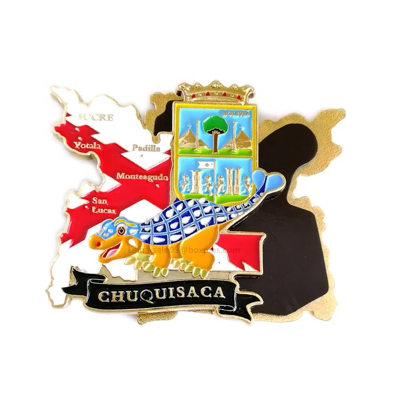 Bolivia Chuquisaca Cities Souvenir Fridge Magnet Custom Metal Fridge Magnet
