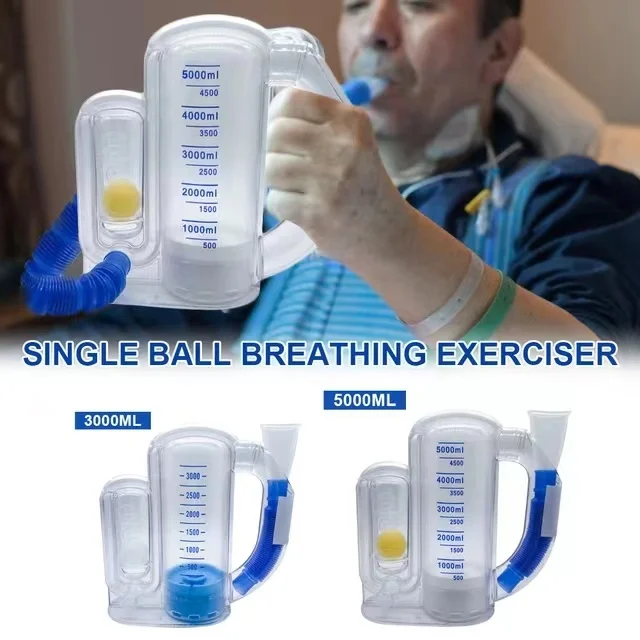 Hot Selling 3000ml Lung Breathing Training Device Rehabilitation Therapy Training Device