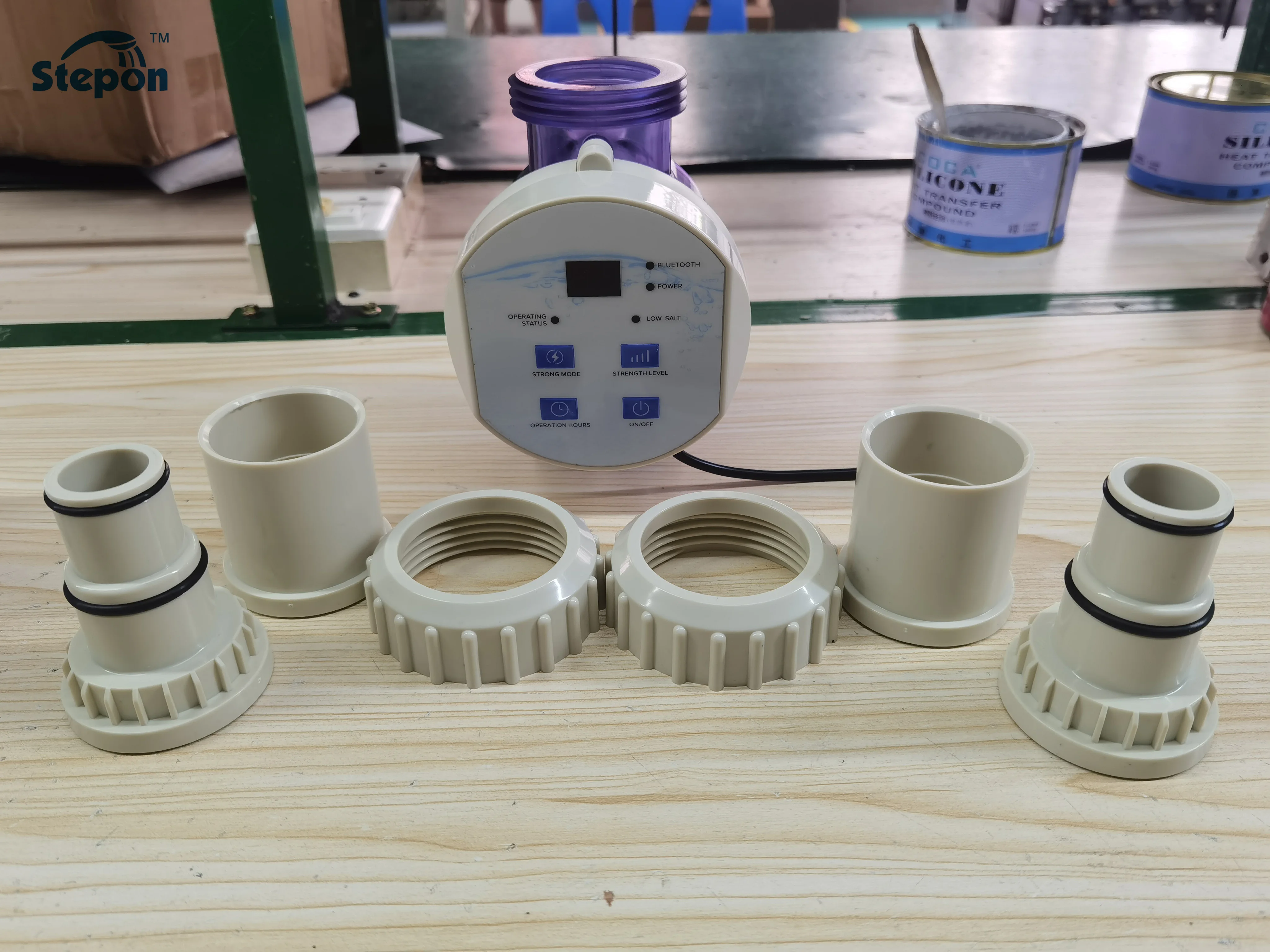 Stepon salt chlorine system machine salt chlorinated swimming pool electrolyser WiFi function swimming pool electrolyzer
