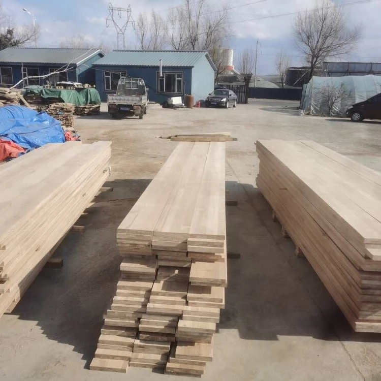 factory direct sell white oak wooden stair parts