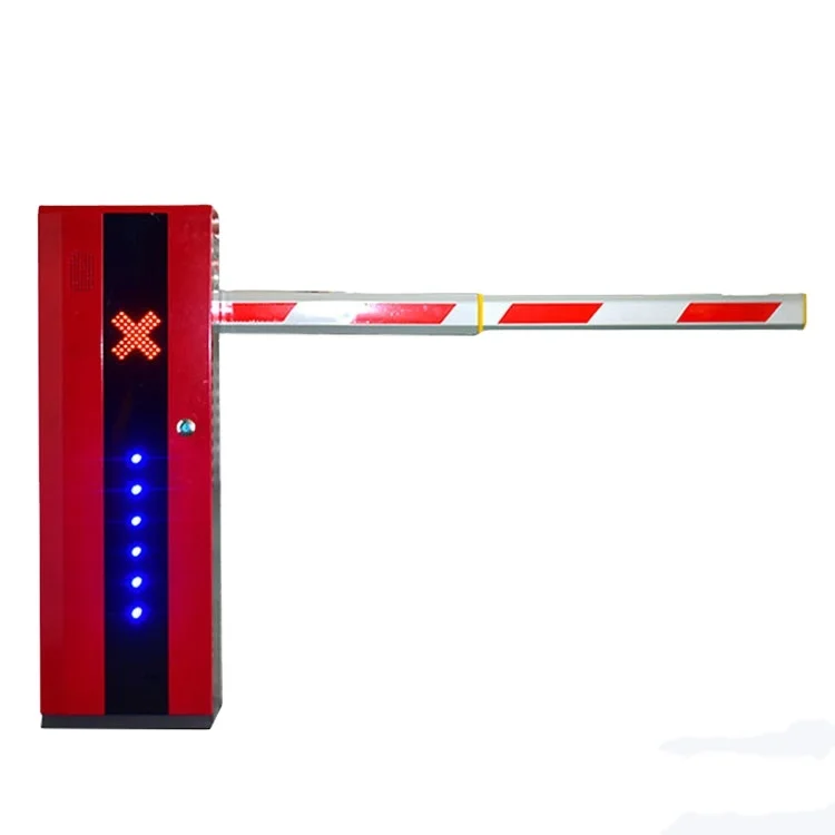 High speed intelligent safety driveway straight arm road traffic  rfid parking boom barrier gate