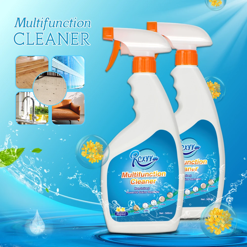 High-quality Eco-friendly Osmanthus Fragrance Liquid Detergent Antiseptic  2pcs Bottle Spray Multifunction Cleaner Set