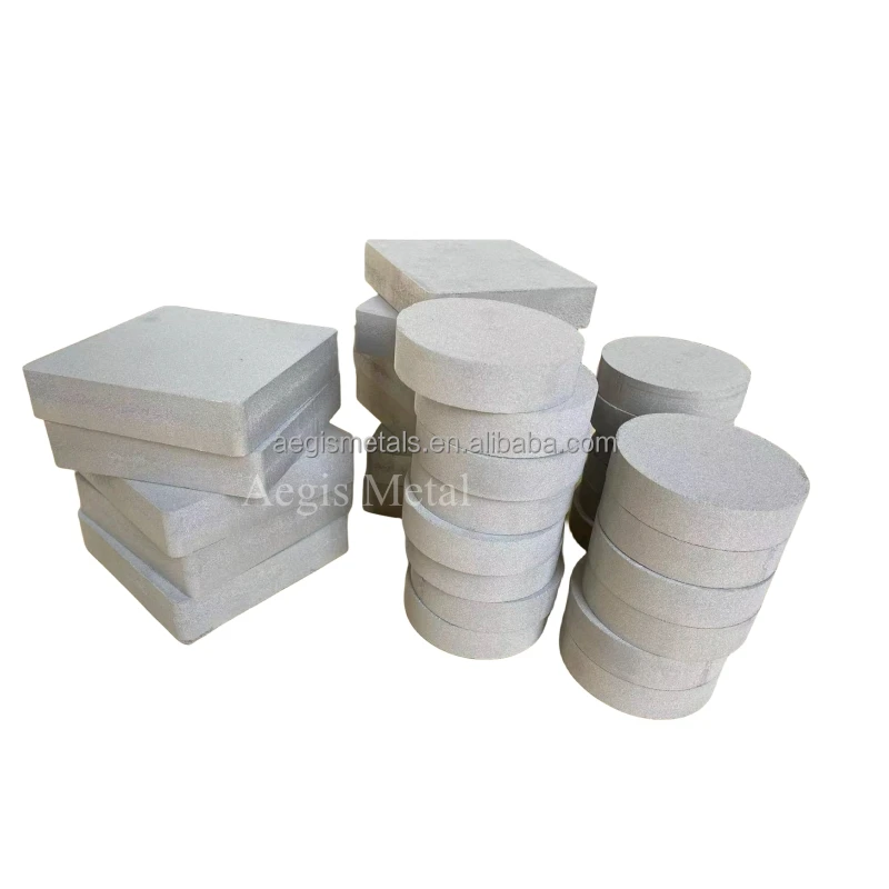 9 10 15 20 30 50 100 mm diameter 316L stainless steel sintered porous filter disc