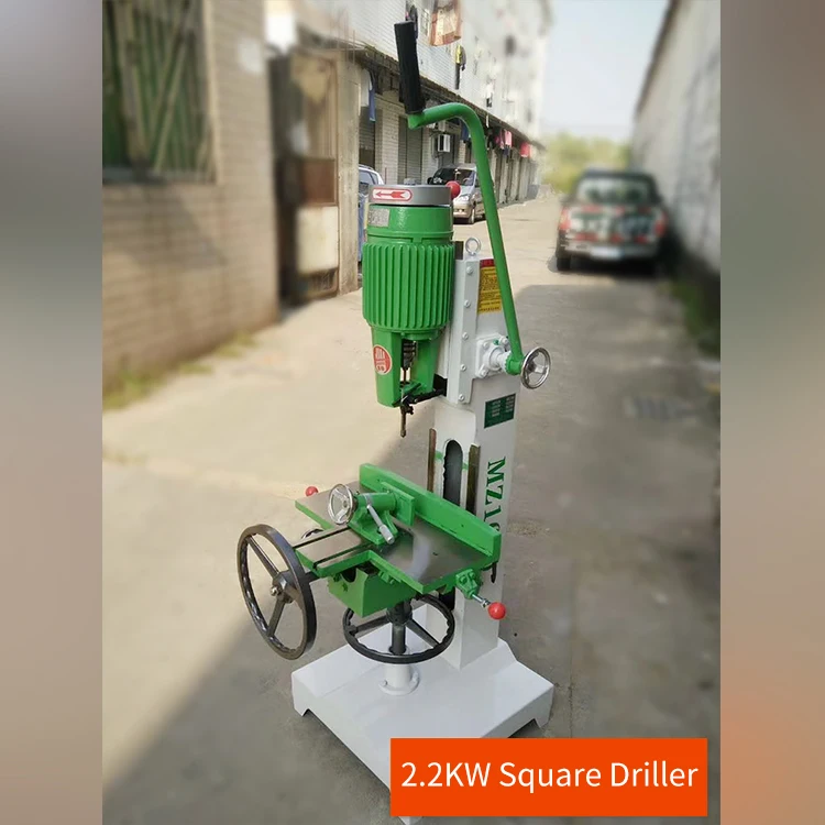Wood Chain Mortiser Square Drilling Making Machine Hollow Chisel Mortiser For Solid Wooden Door