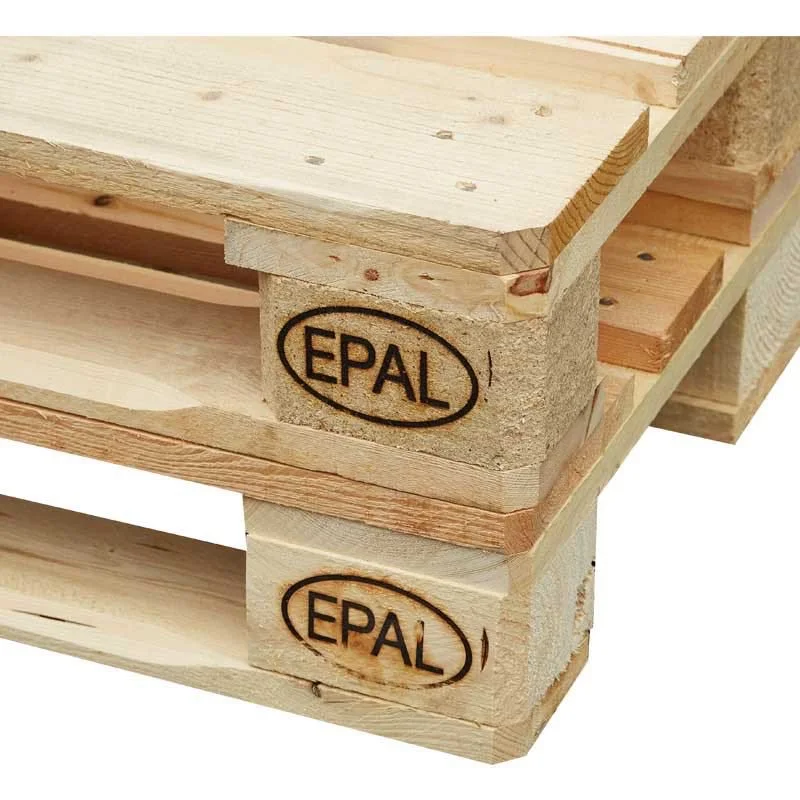 Heavy duty economic 4 way entry wood reinforced durable wood pallet for warehouse storage