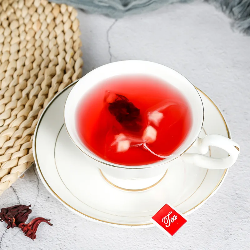 Organic Cranberry Roselle Loose Tea Flavorful Fruit Tea in Bulk Box Cup Sachet Bottle Packaging Freshly Processed