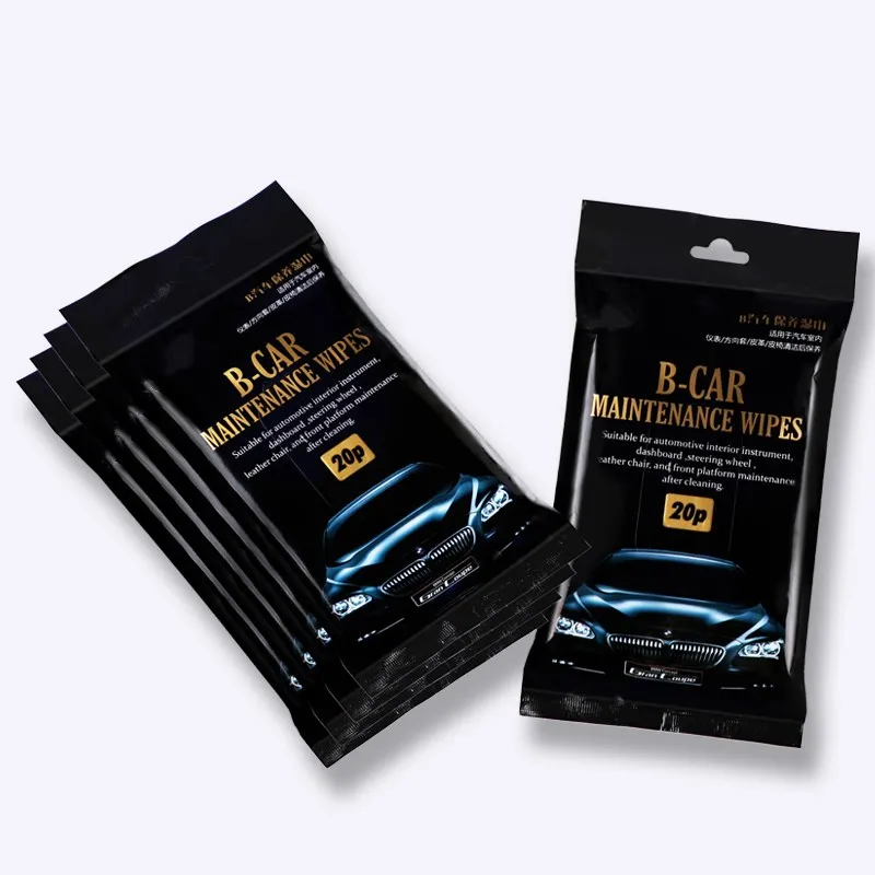 
Natural Nonalcoholic Cleansing Auto Car Interiors Care Leather Seat Wet Wipes 