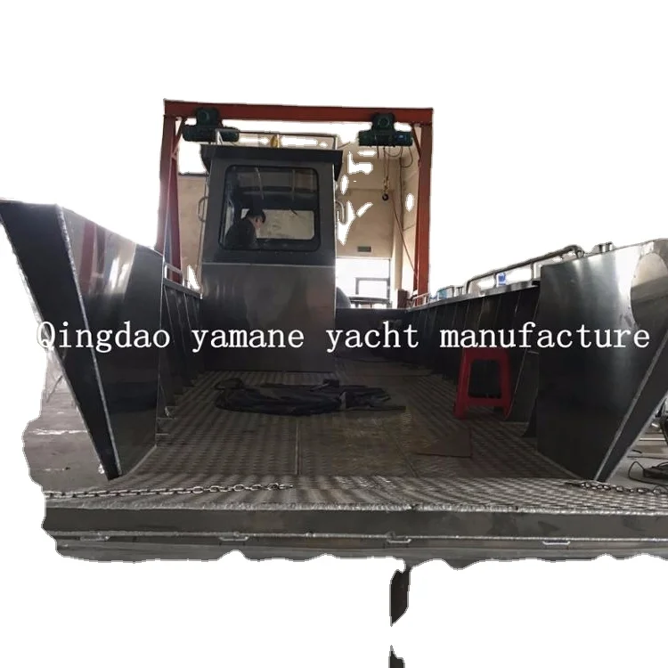 8.50m Center Cabin Aluminum Landing Craft With Strong Crane