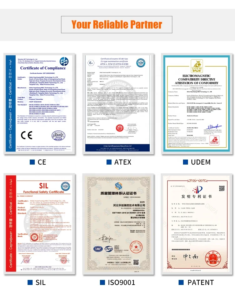 HCCK high accuracy ultrasonic deep water liquid level sensor Transmitter Gauge