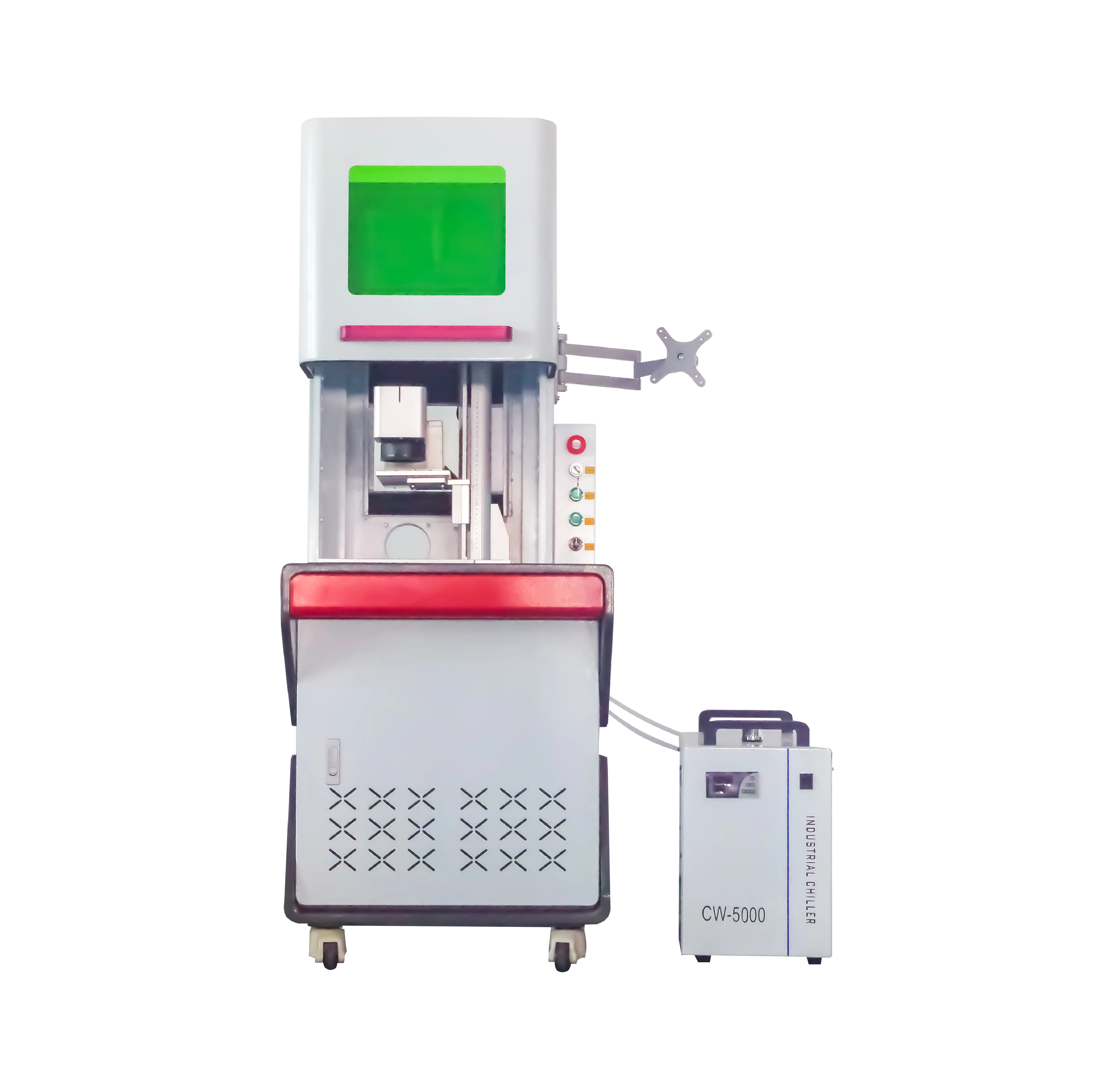 High accuracy Desktop UV Laser Marking Machine Mental Marking for glass plastic circuit board cutting
