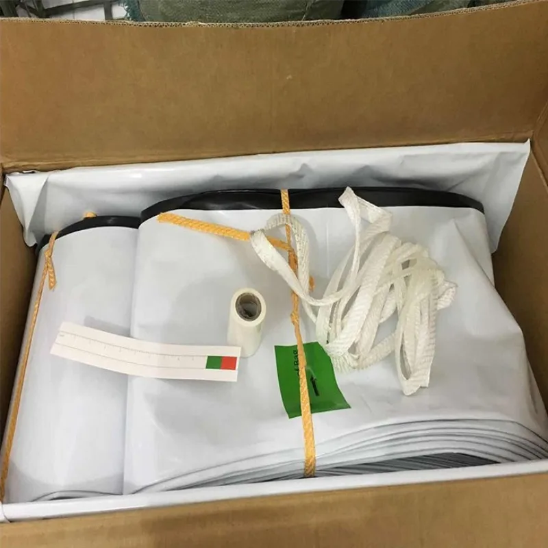 Частная этикетка PE белый/черный 9FTX75MX230MIC силоса сумка силос в упаковке bag in сельское хозяйство пластиковая для хранения зерна рукава