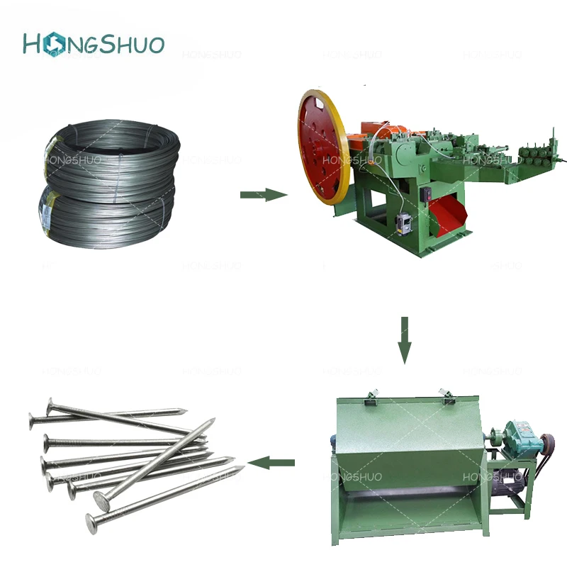 Good Quality Steel Wire Nails Making Machine Automatic Equipment Production Line