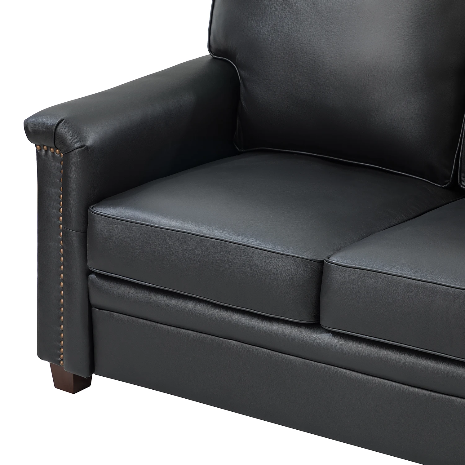 Factory Wholesale American Style Luxury Sofa Couch Design 2 Seater Office Leather Sofa Living Room Sofa Set Furniture