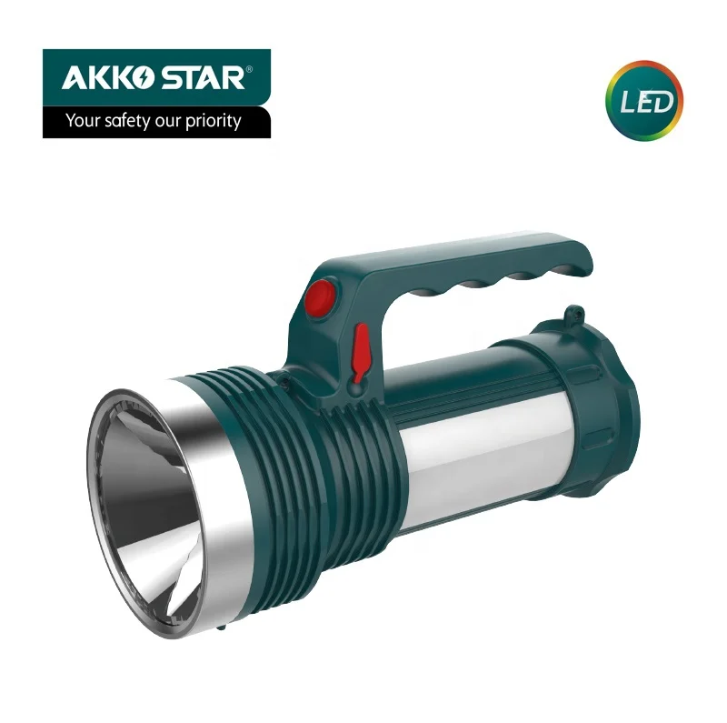 Akko star 6w 8w 4800mah 220v lithium battery  Searchlight outdoor light emergency light