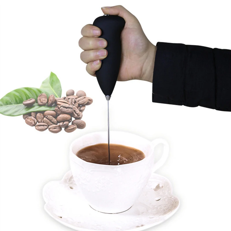 Modern Mini Portable Automatic Battery Egg Coffee Whisk Beater Hand Held Electric Mixer