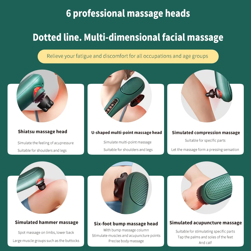 
NEW Other Massage Products Multifunctional Handheld Massage Hammer Electric Body Massager Dolphin Shape 