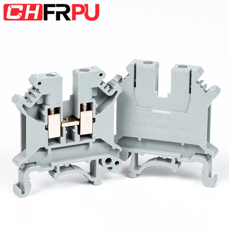 0.2-4mm2 DIN Rail Screw Terminal Block JUK5N