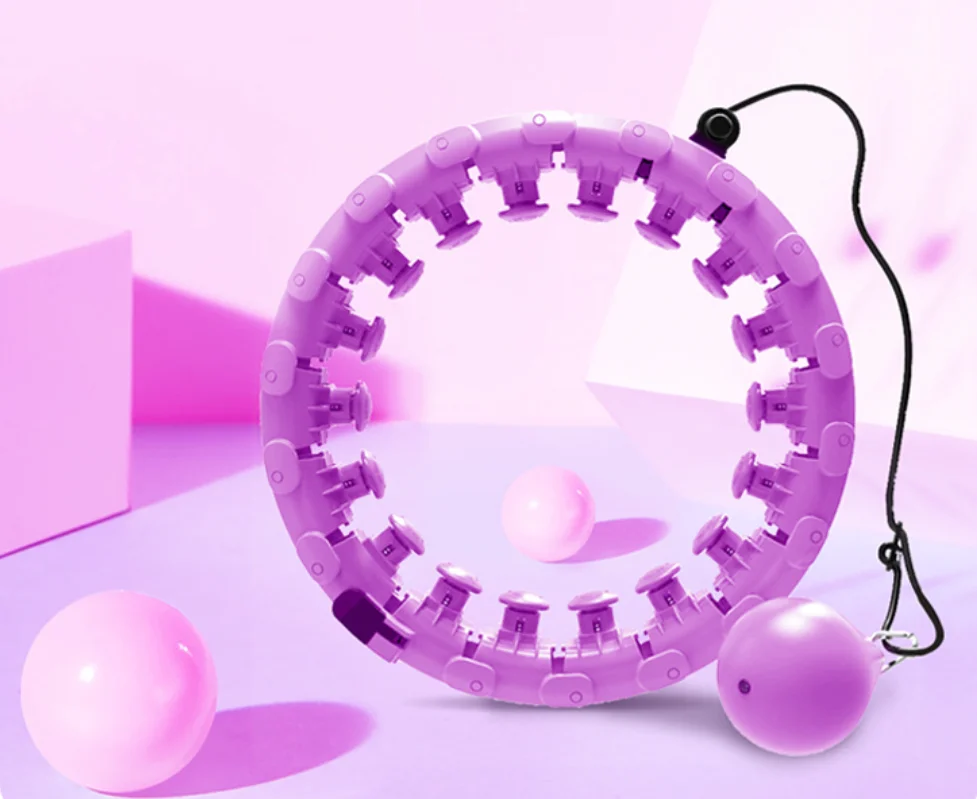 360 Degree Massage Led Display Hoops Record Anti Fall Loss Weight Length Weight Adjustable Exercise Smart Hula