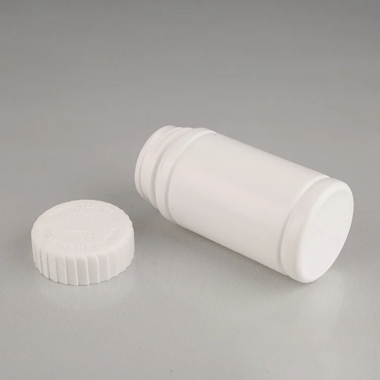 160ml wholesale can be customized food grade medicine bottle White plastic pill bottle Plastic capsule bottle