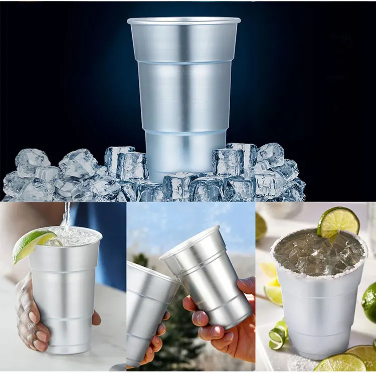 aluminum gift cup mug
