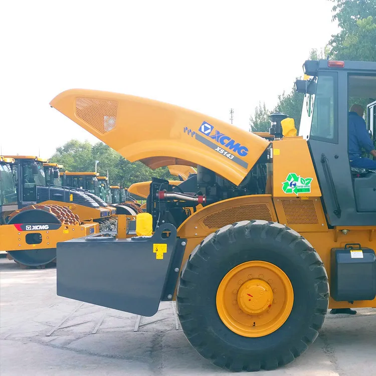 Однобарабанный Вибрационный дорожный каток XCMG factory XS143 14 тонн