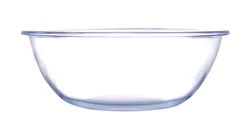 2L Clear Heat Resistant Borosilicate Tempered Glass Mixing Bowl without Lid