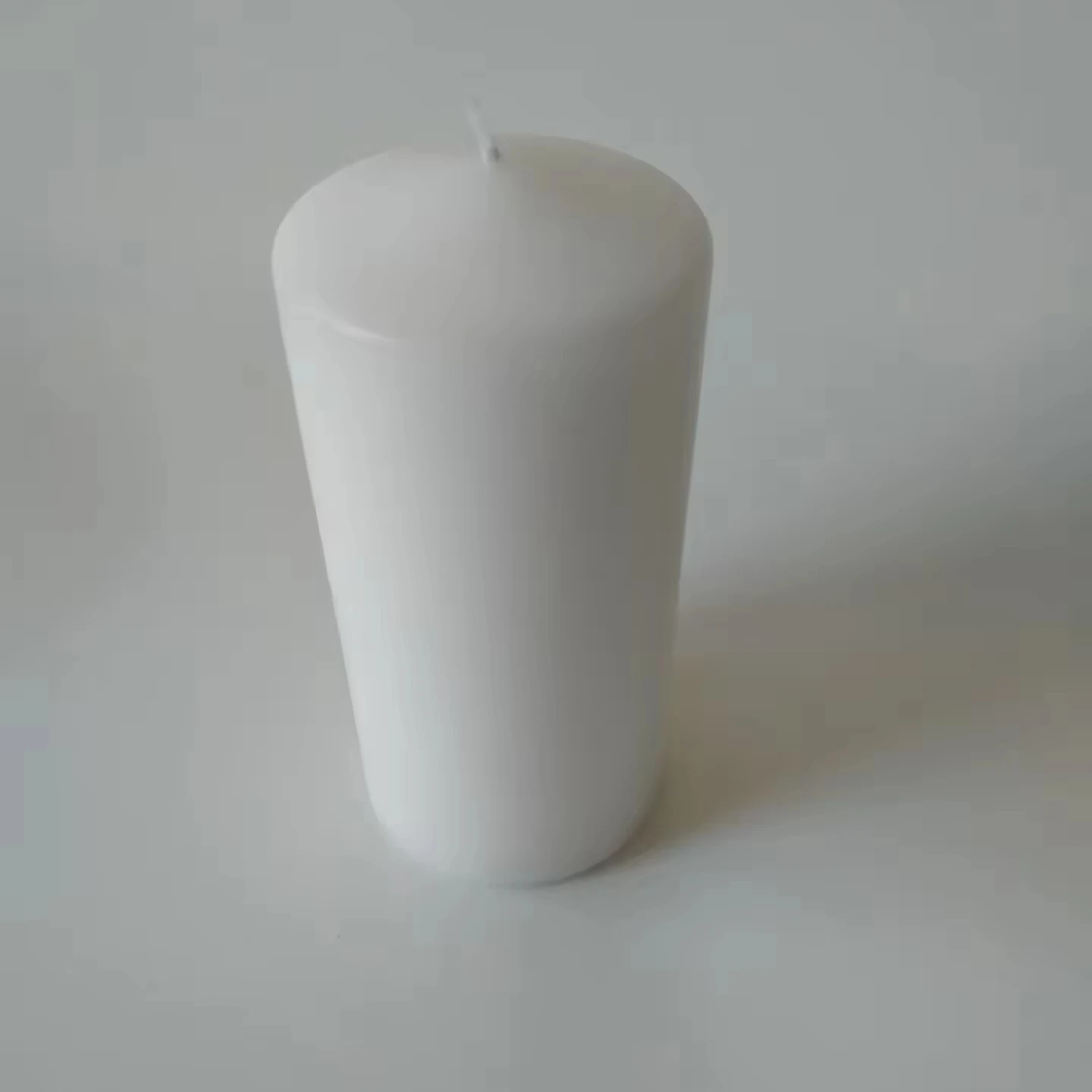 wholesale  white big large size pillar candle for church wedding home decoration