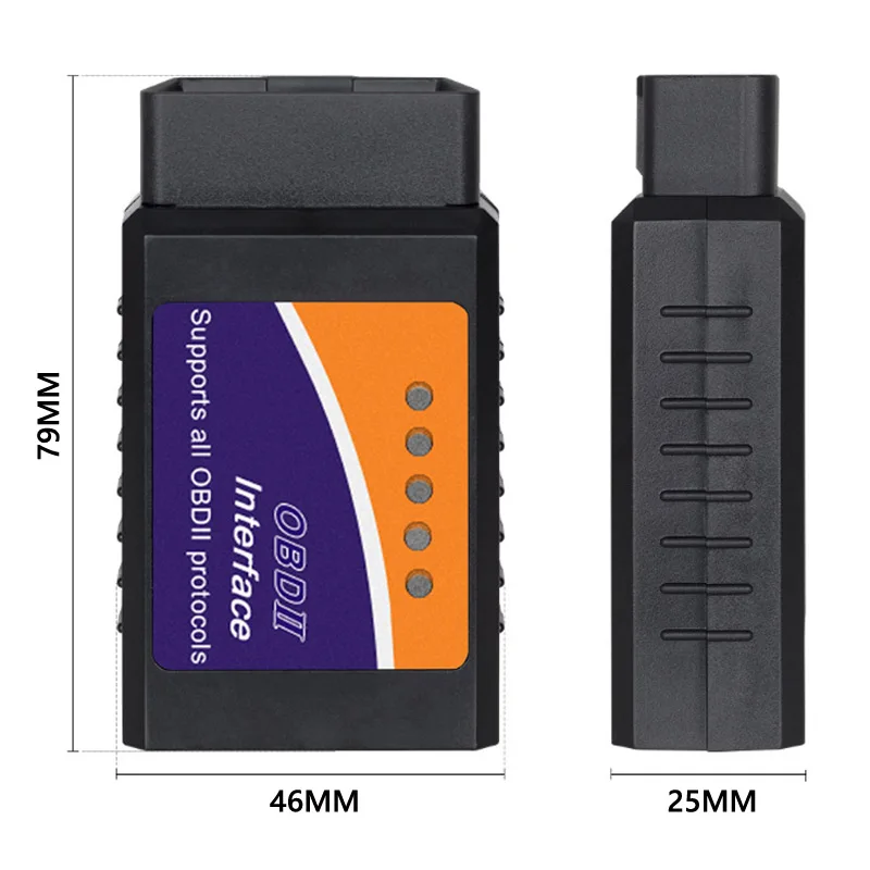 Считыватель кодов Obdii Поддержка Android Ios беспроводной сканер V1.5 Elm327 Obd2 Автомобильный