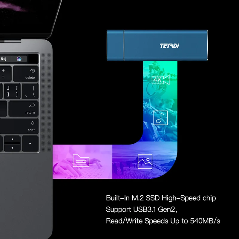 TEYADI Factory Price External Solid State Disk 512gb Sata3 SSD Hard Drive for Laptop Fast Shipping