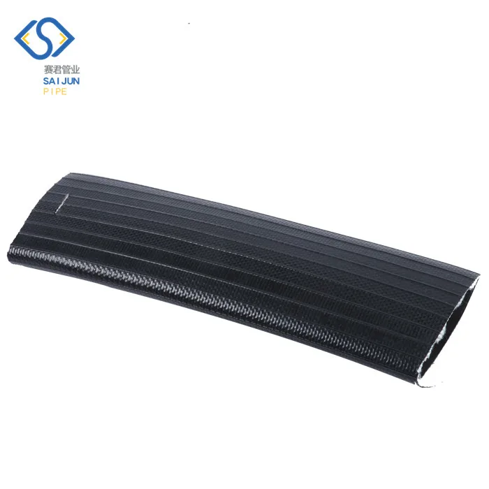 5 inch PVC NBR rubber nitrile lay flat hose for water/mud/slurry discharge hose