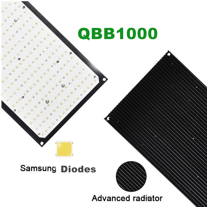 
Dropshipping 1000W SMD Led Grow Lamp Full Spectrum LED Grow Light High PPF for Seedling, Veg and Blooming 