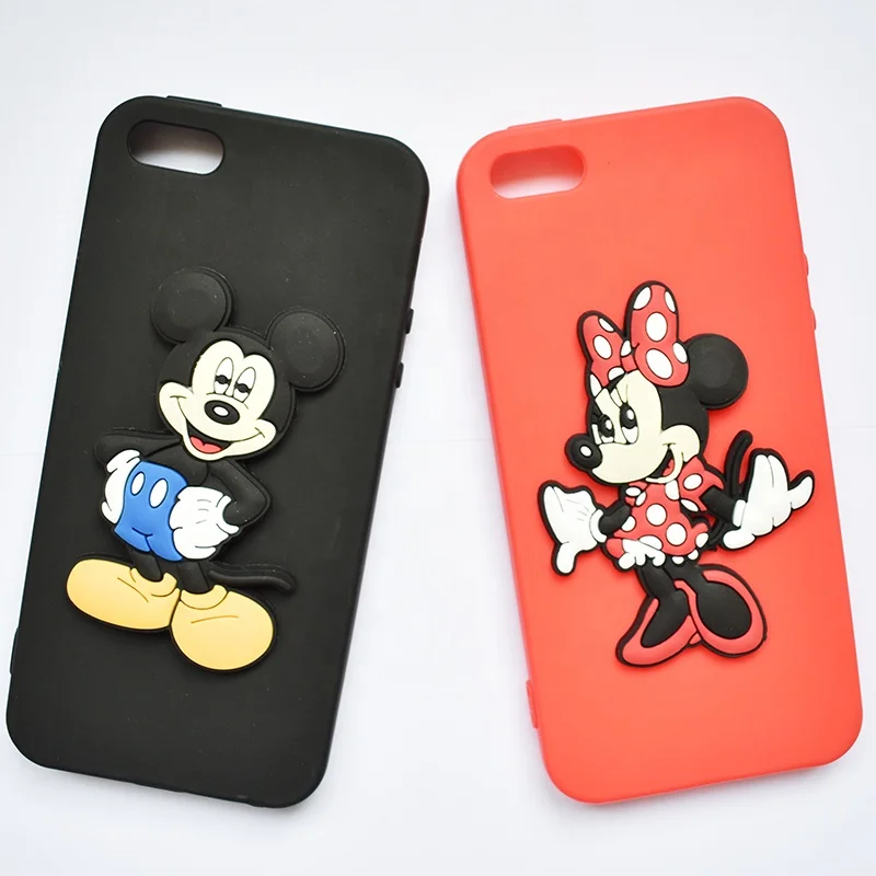 2020 cheapest price customized character pvc silicone Cartoon design  mobile cell phone holders DIY Accessories