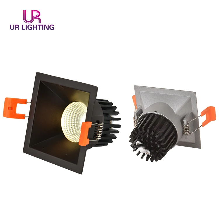 
High efficiency transparent light office shop COB 7w cob LED ceiling spotlights 