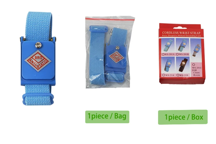 GI Electrostatic ESD Discharge Cable Band Cordless Anti Static Wrist Straps Bracelet Antistatic Wireless Wrist Strap