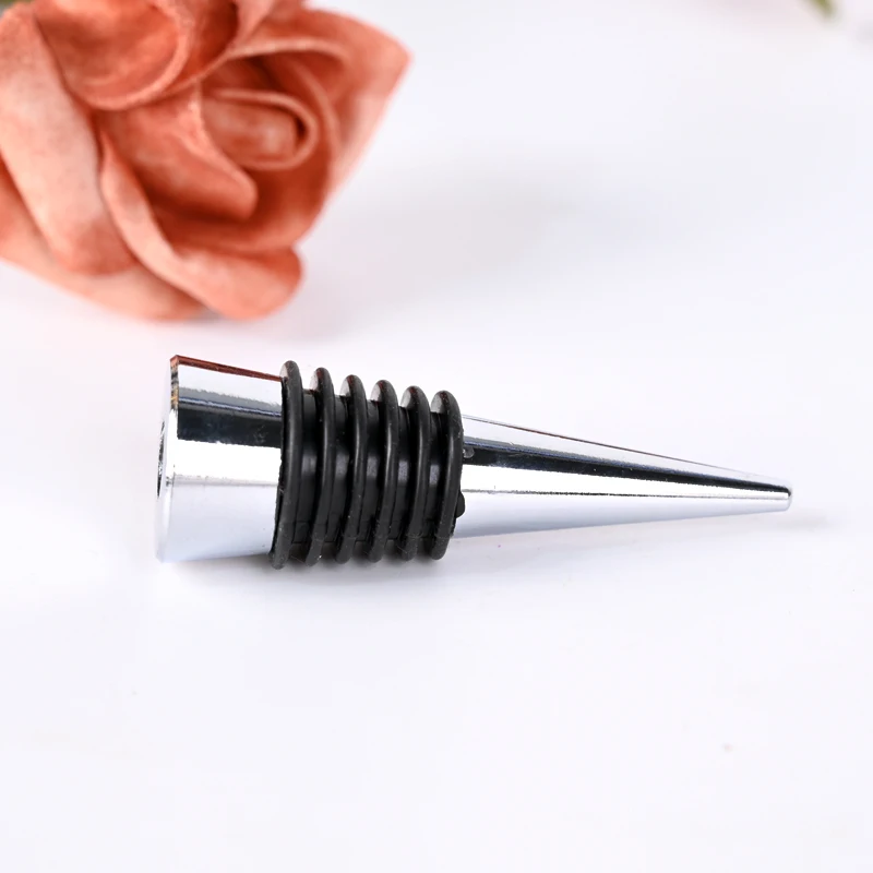 Blank Diy Metal Bottle Stopper With Threaded Post Stainless Steel Wine Beverage Stoppers Insert Parts Accessories