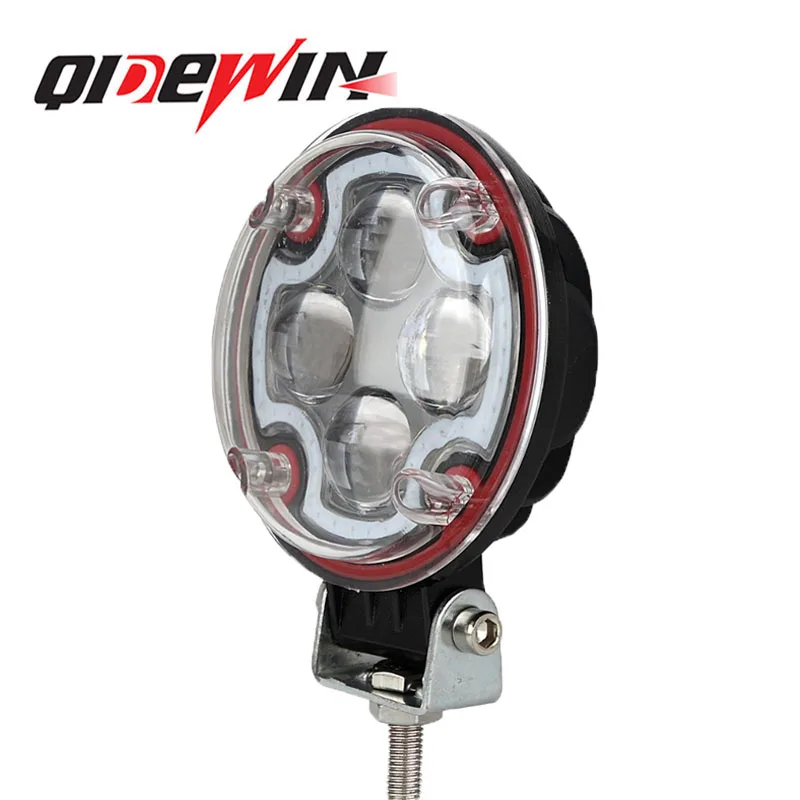 High Quality QIDEWIN 3inch Round White and Blue DRL Car Truck Trailer Motorcycle automotive parts & accessories driving lights