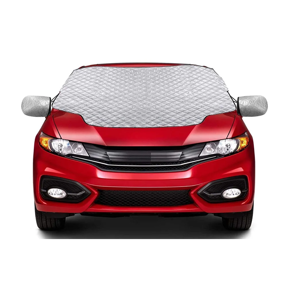 Uv Protection Frost Proof Car Snow Cover Heavy Outdoor Car Windshield Cover Waterproof Car Windscreen Cover