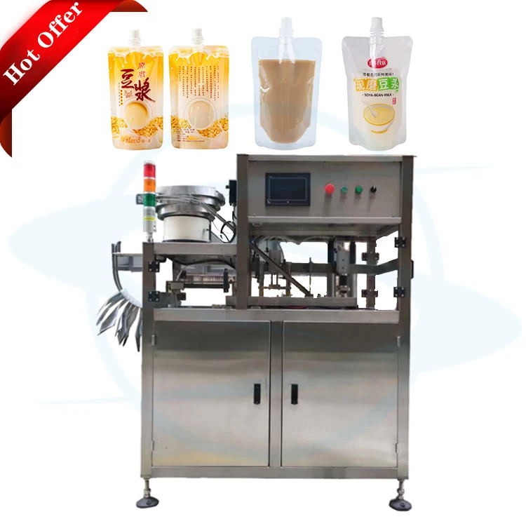 Factory direct Spout Pouch Syrup Water Soft Automatic Filling Capping Machine