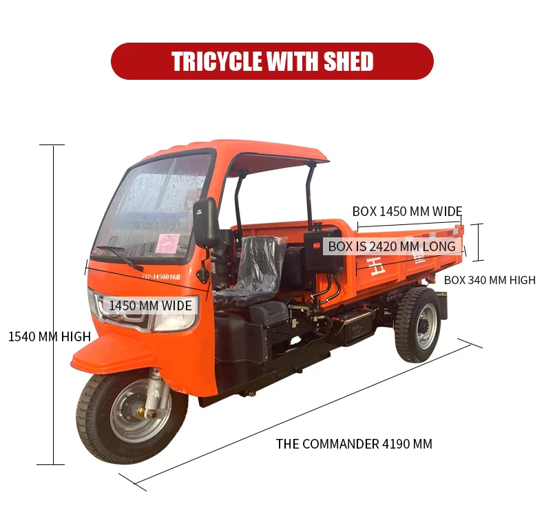 2 Ton Mini Truck Mining Use Vehicle Hydraulic Diesel Mining Small Dump Truck Hot Sale