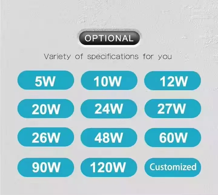 US Power Adapter: 30W Adjustable Voltage Converter 30W, 12V, 9V, 7.5V, 6V, 5V, 4.5V, 3VAC/DC Converter