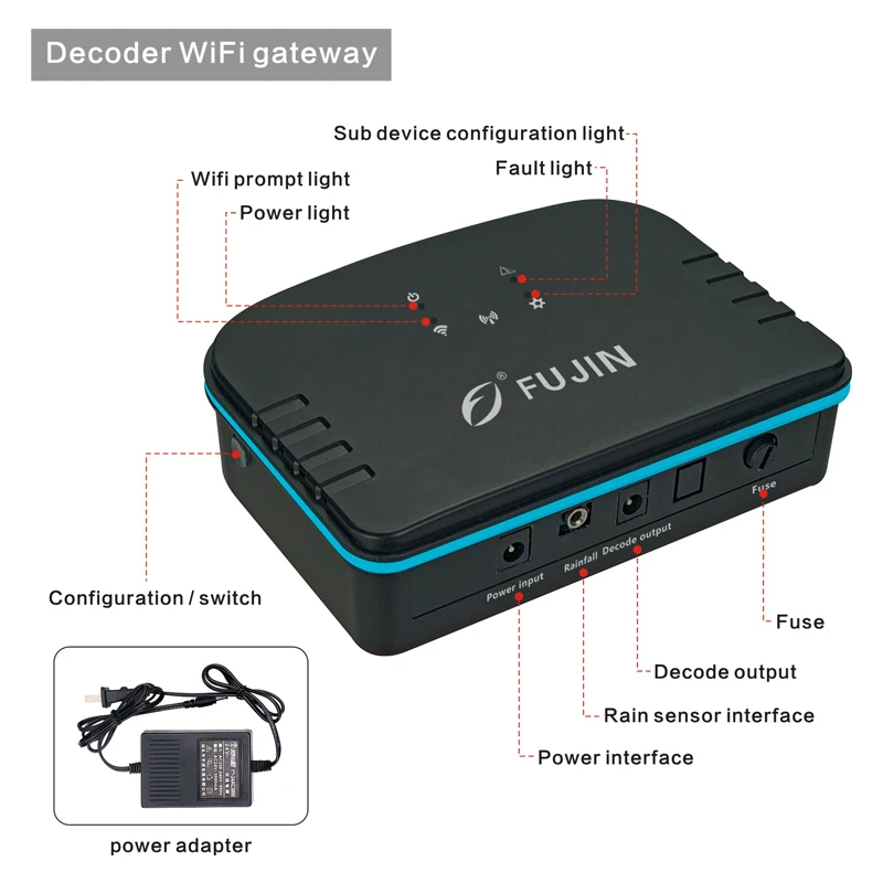 FUJIN IRRIGATION Decoder host accessories Multi way controller solenoid valve Connected Device FJKR050