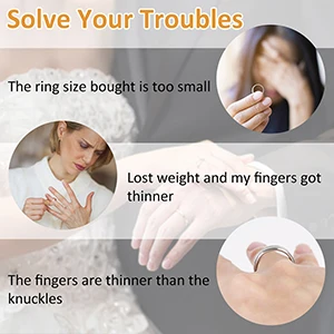 Ring Sizer Adjuster for Loose Rings, 12 Pack 4 Sizes Invisible Clear Silicone Ring Guard for Women Men