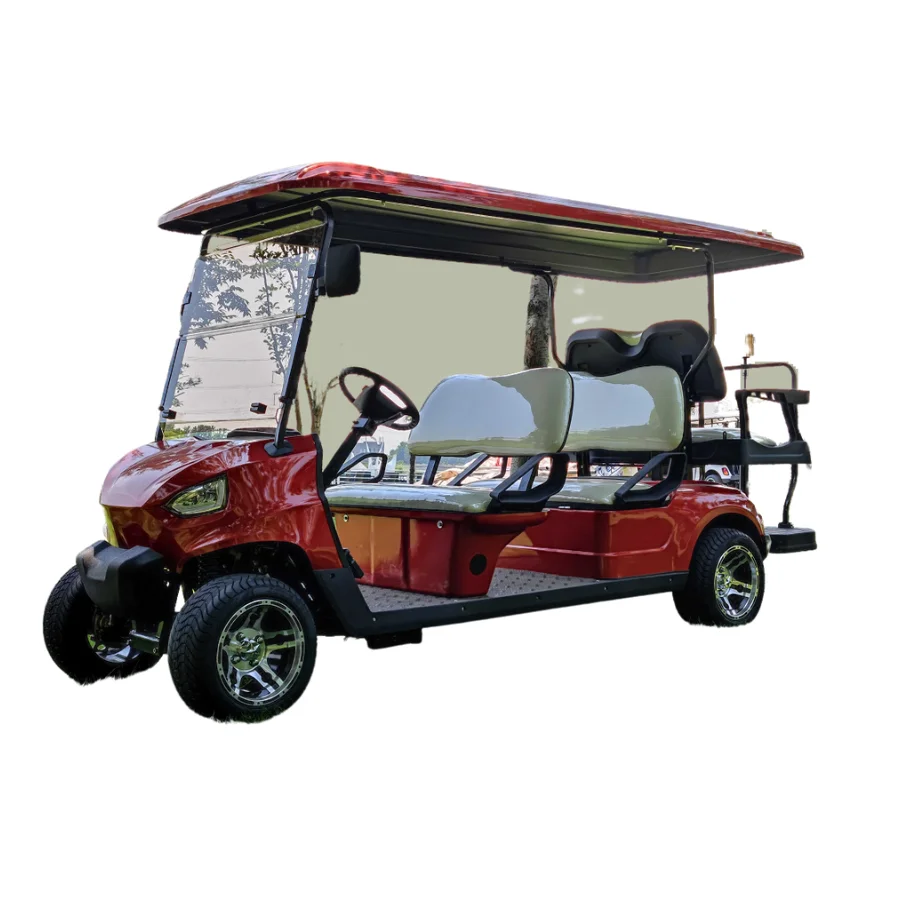 2023 new design 72V high power OEM hot sale low MOQ anti-rust cart body street legal motorized low speed vehicle golf cart