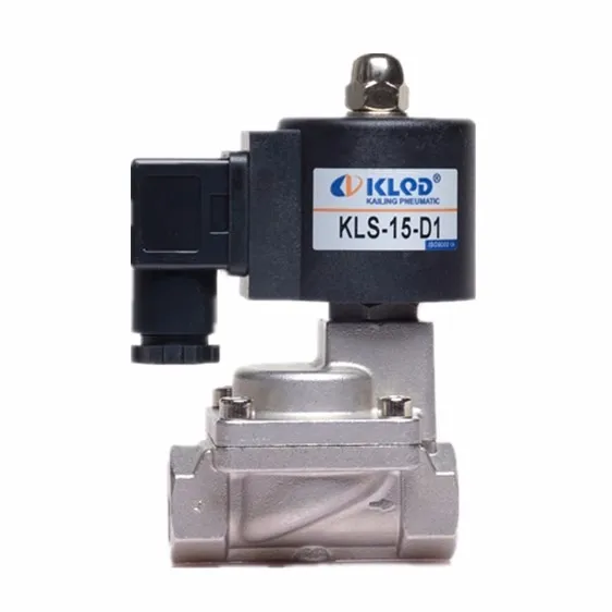 KLS Series 2/2 Way Stainless Steel   Pilot Piston Type Solenoid valve