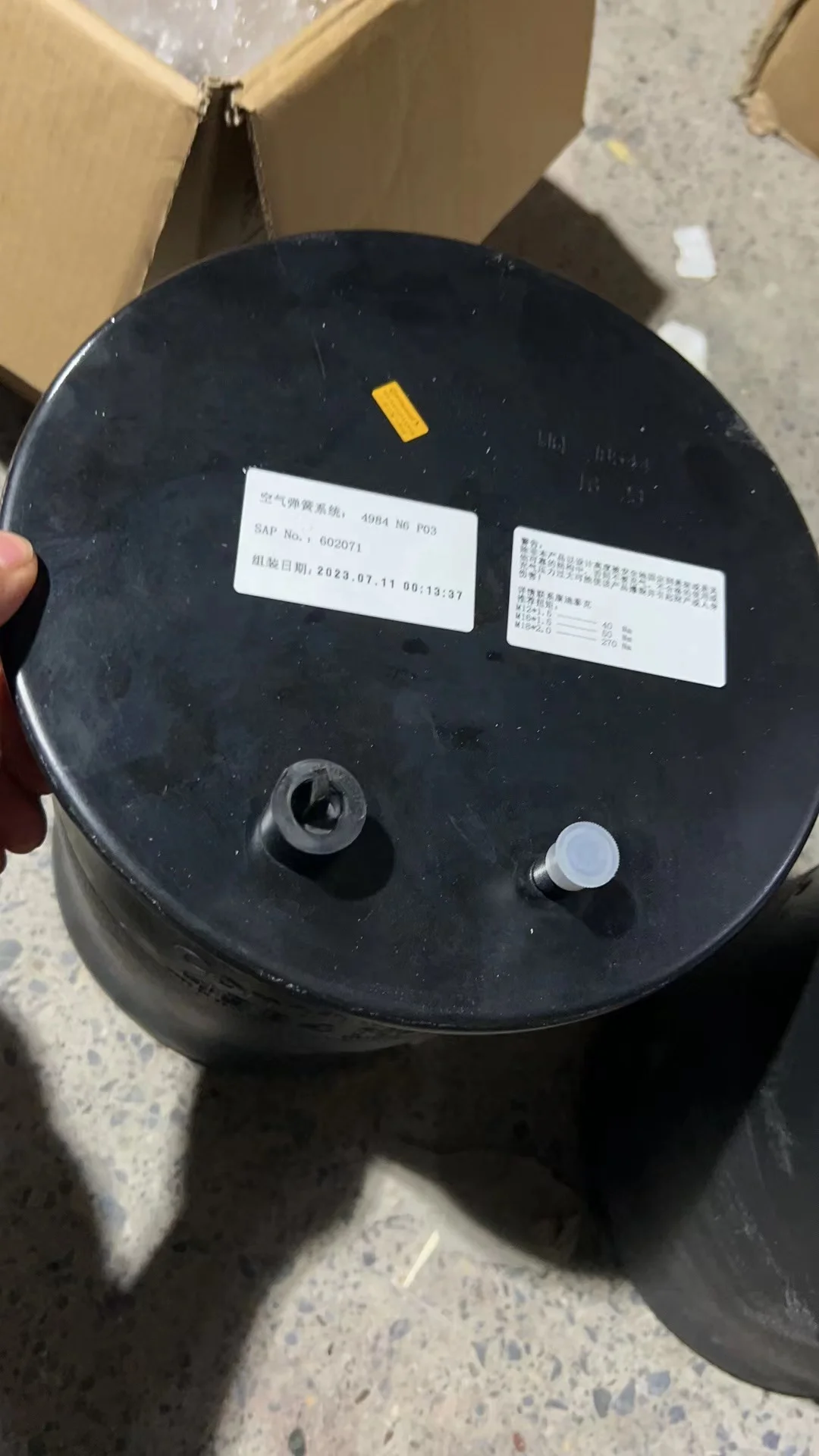 Contitech 4984N6P03  WG9925528311/1 Airbag assembly V-OLVO S-CANIA DAF European truck Parts