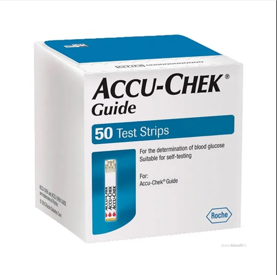 Accu Chek Guide Blood Glucose Test Strip Home Glucometer Test Strips