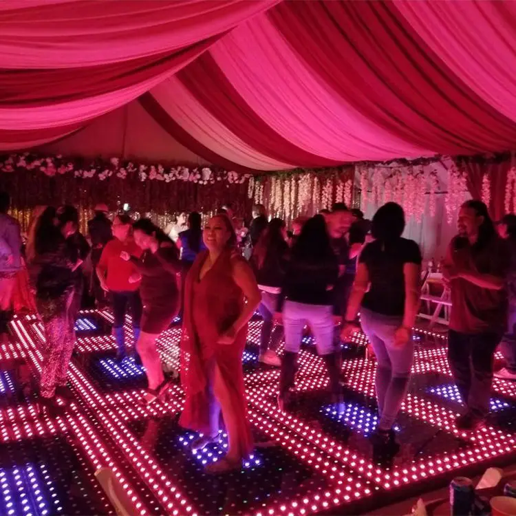 Dj Disco стеклянное освещение 3d KTV светодиодные танцевальные напольные сценические огни оборудование